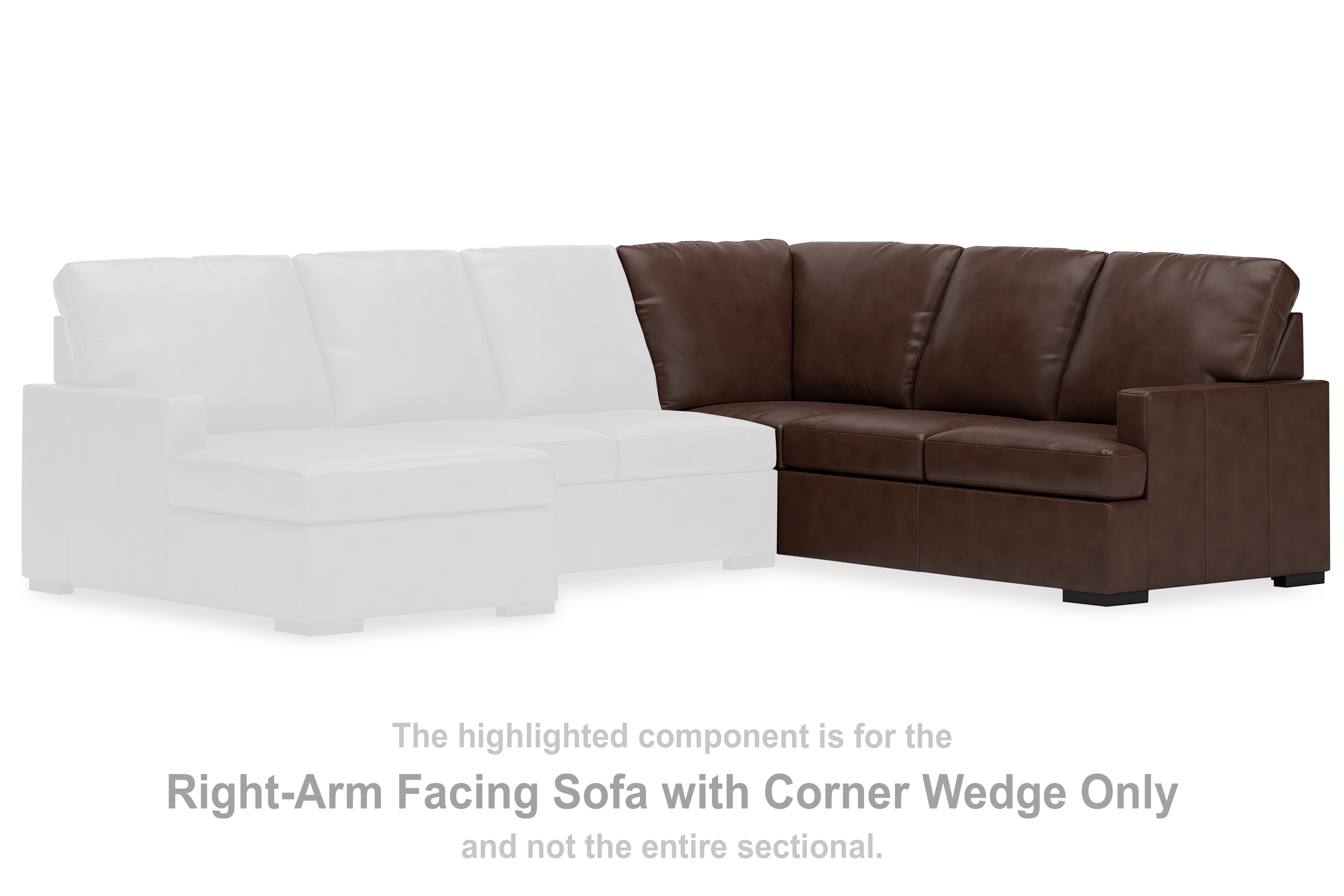 Fine Furniture & Decor - Ashley Furniture - McDowlan Sectional - RAF Sofa w/Corner Wedge / Coffee - PC4850449