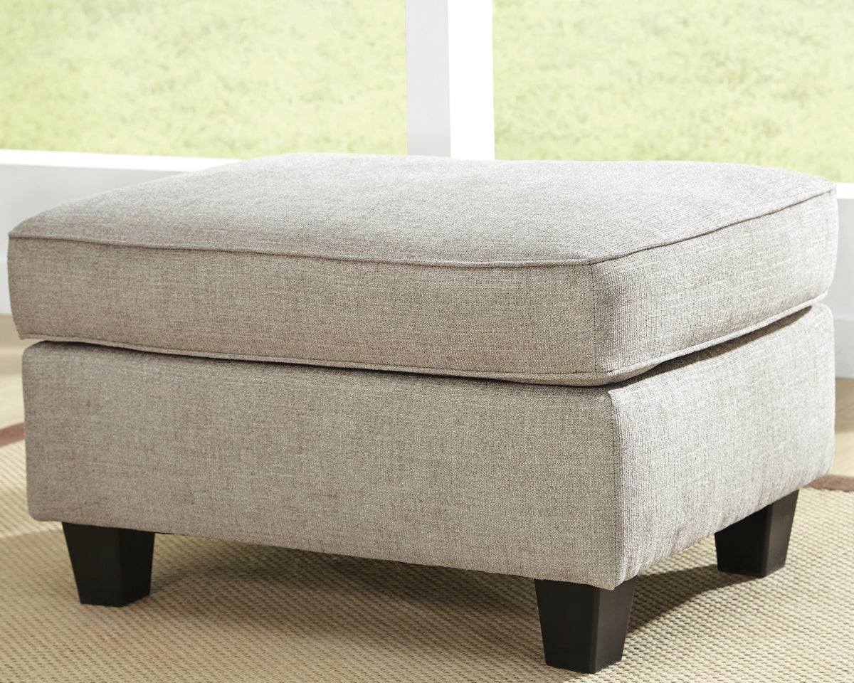 Fine Furniture & Decor - Ashley Furniture - Abney Living Room - Ottoman / Driftwood - 4970114