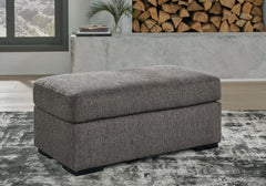 Fine Furniture & Decor - Ashley Furniture - Gardiner Living Room - Ottoman / Pewter - 5240414