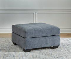 Fine Furniture & Decor - Ashley Furniture - Marleton Living Room - Oversized Accent Ottoman / Denim - 5530308