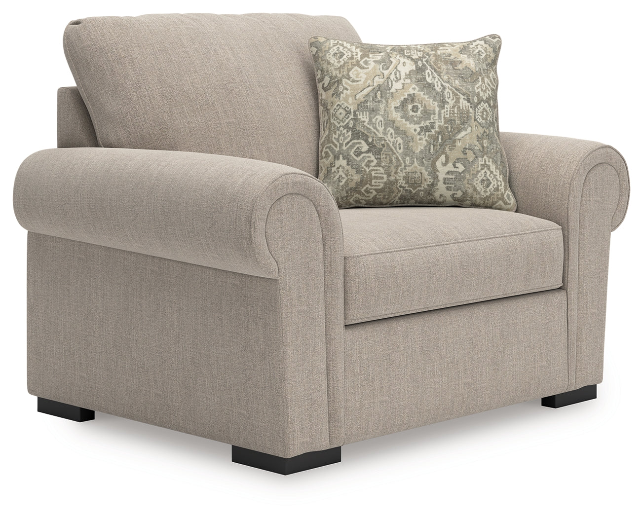 Fine Furniture & Decor - Ashley Furniture - Sararose Living Room - Chair and a Half / Heather - 5710223