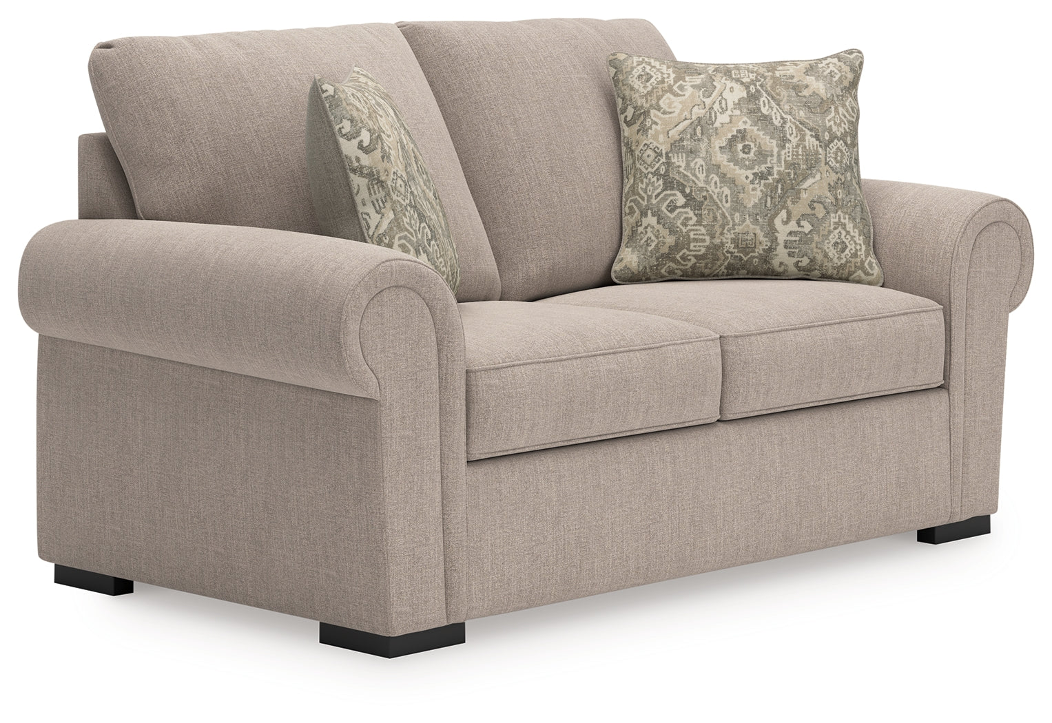 Fine Furniture & Decor - Ashley Furniture - Sararose Living Room - Loveseat / Heather - 5710235