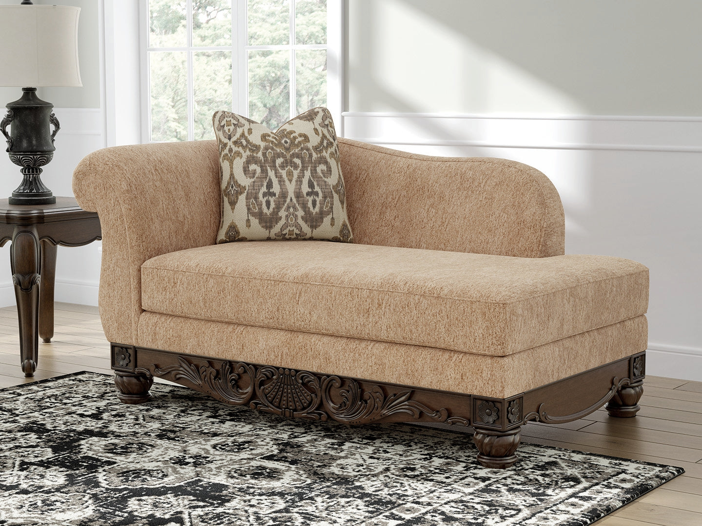 Fine Furniture & Decor - Ashley Furniture - Chelsworth Living Room - RAF Corner Chaise / Golden - PC5790516