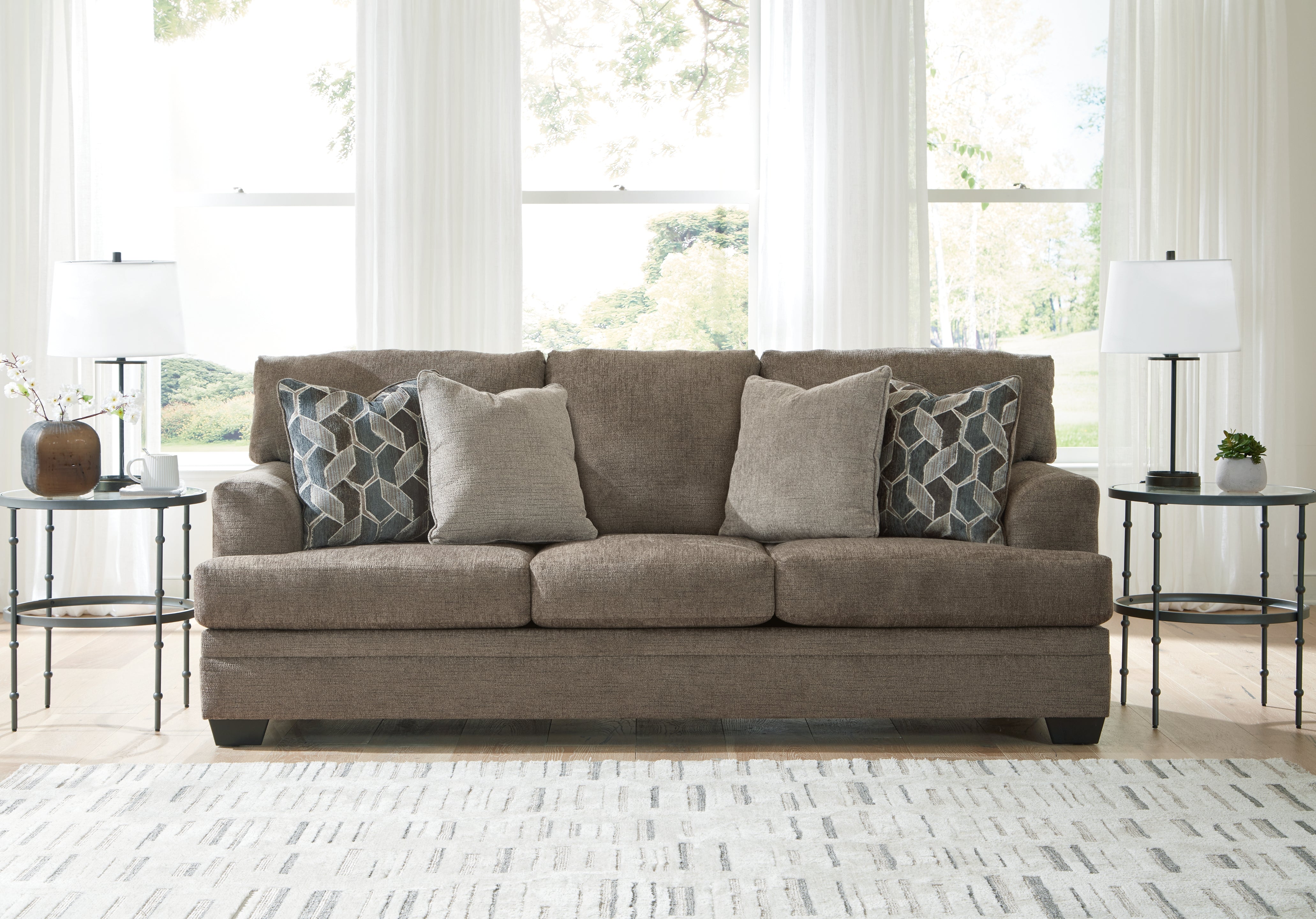 Fine Furniture & Decor - Ashley Furniture - Stonemeade Living Room - Sofa / Nutmeg - 5950538