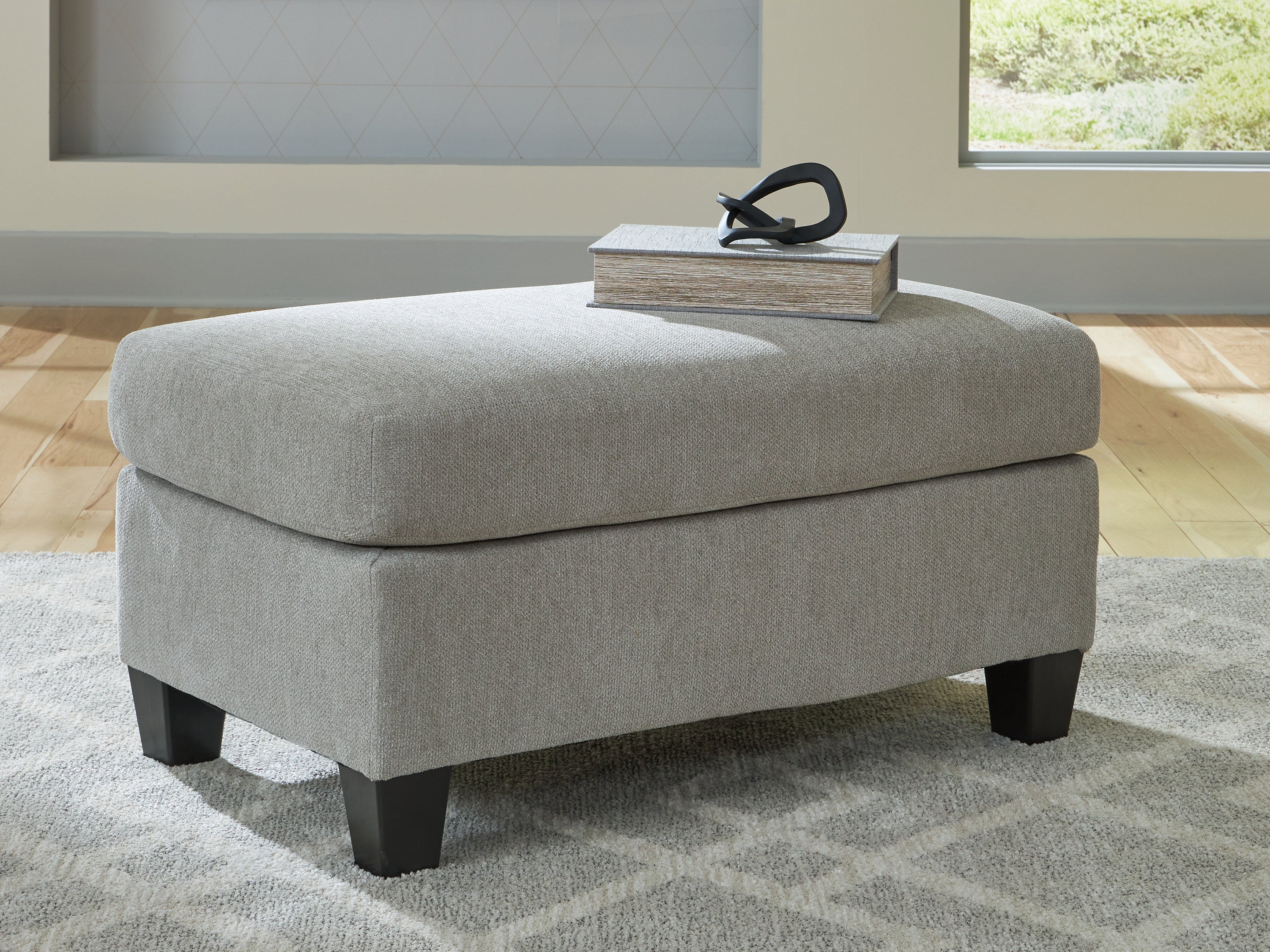Fine Furniture & Decor - Ashley Furniture - Willarae Living Room - Ottoman / Taupe - 5980314