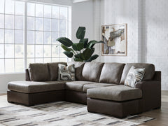 Fine Furniture & Decor - Ashley Furniture - Castille Way Sectional - RAF 2-Piece Sectional with Chaise - PC62703S1