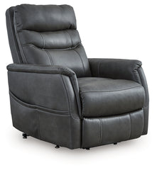 Fine Furniture & Decor - Ashley Furniture - Strawbill Living Room - Power Lift Recliner / Sapphire - 6391012