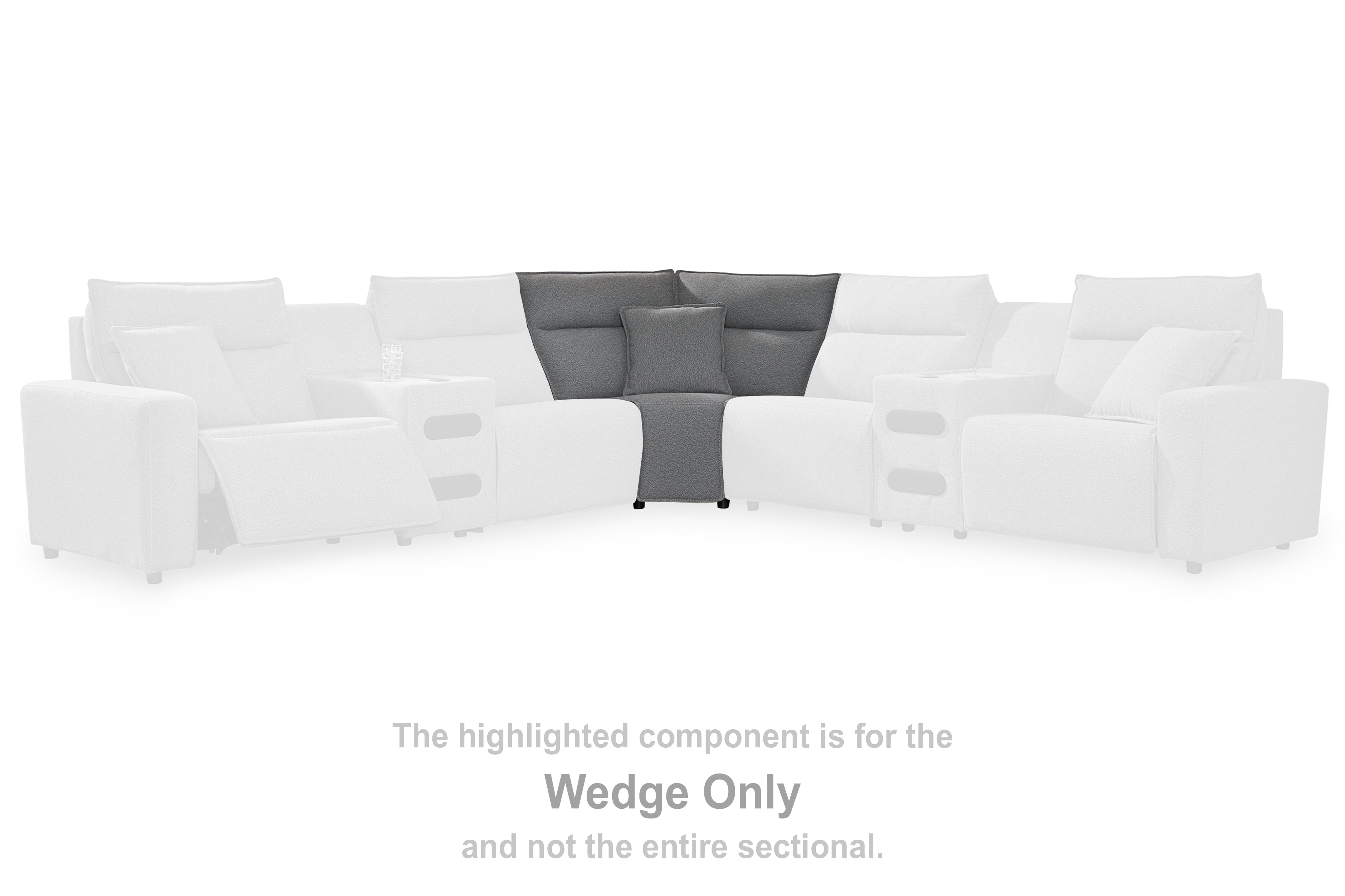 Fine Furniture & Decor - Ashley Furniture - ModMax II Sectionals - Wedge - 6590677