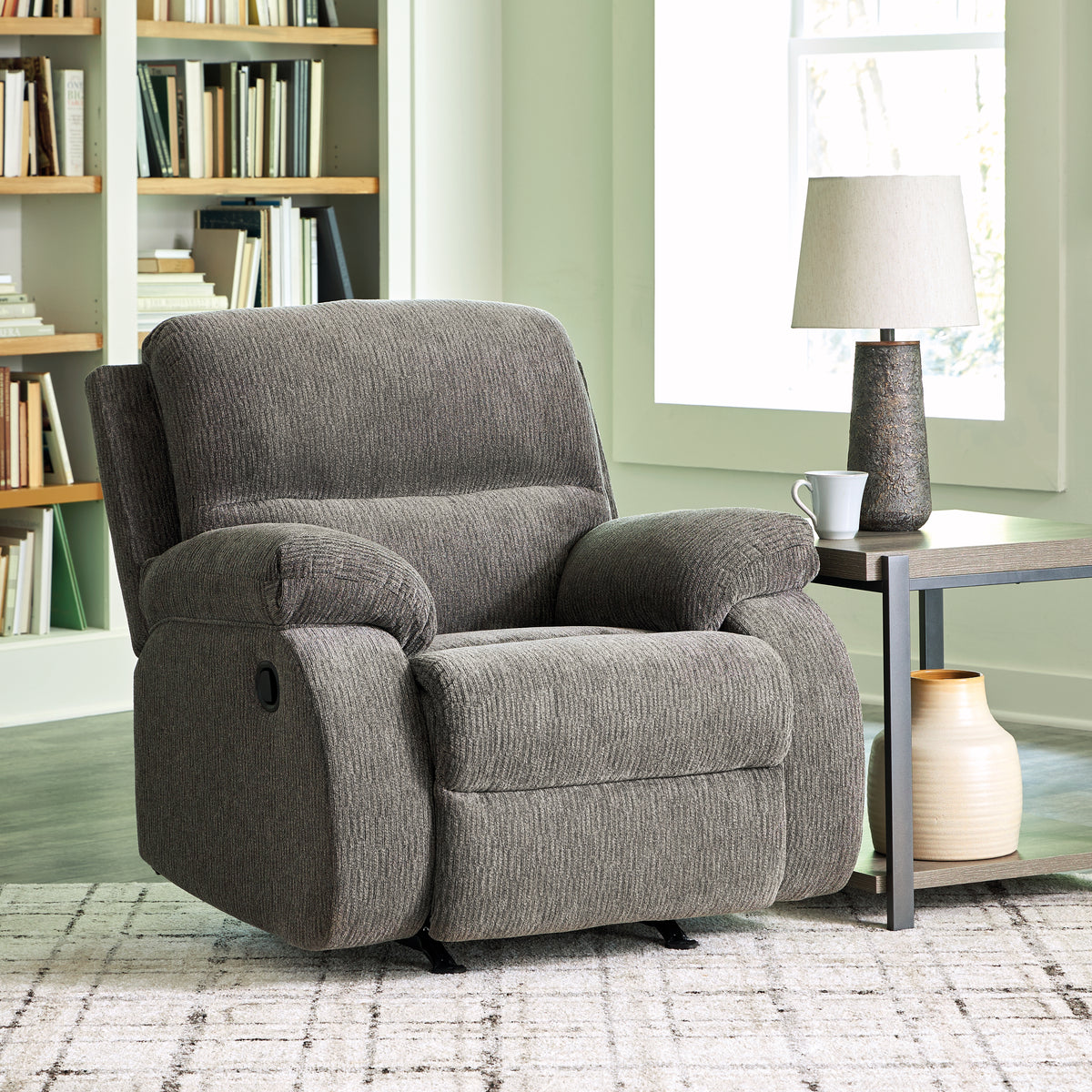 Fine Furniture & Decor - Ashley Furniture - Scranto Living Room - Reclining Sofa / Brindle - 6650288