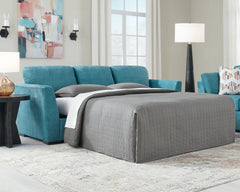 Fine Furniture & Decor - Ashley Furniture - Keerwick Living Room - Queen Sofa Sleeper / Sunflower - 6750639