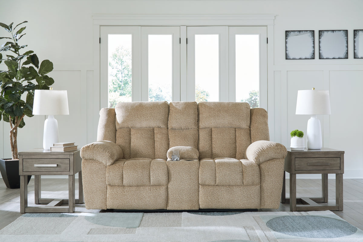Fine Furniture & Decor - Ashley Furniture - Tip-Off Living Room - PWR Recliner/ADJ Headrest / Slate - 6930482