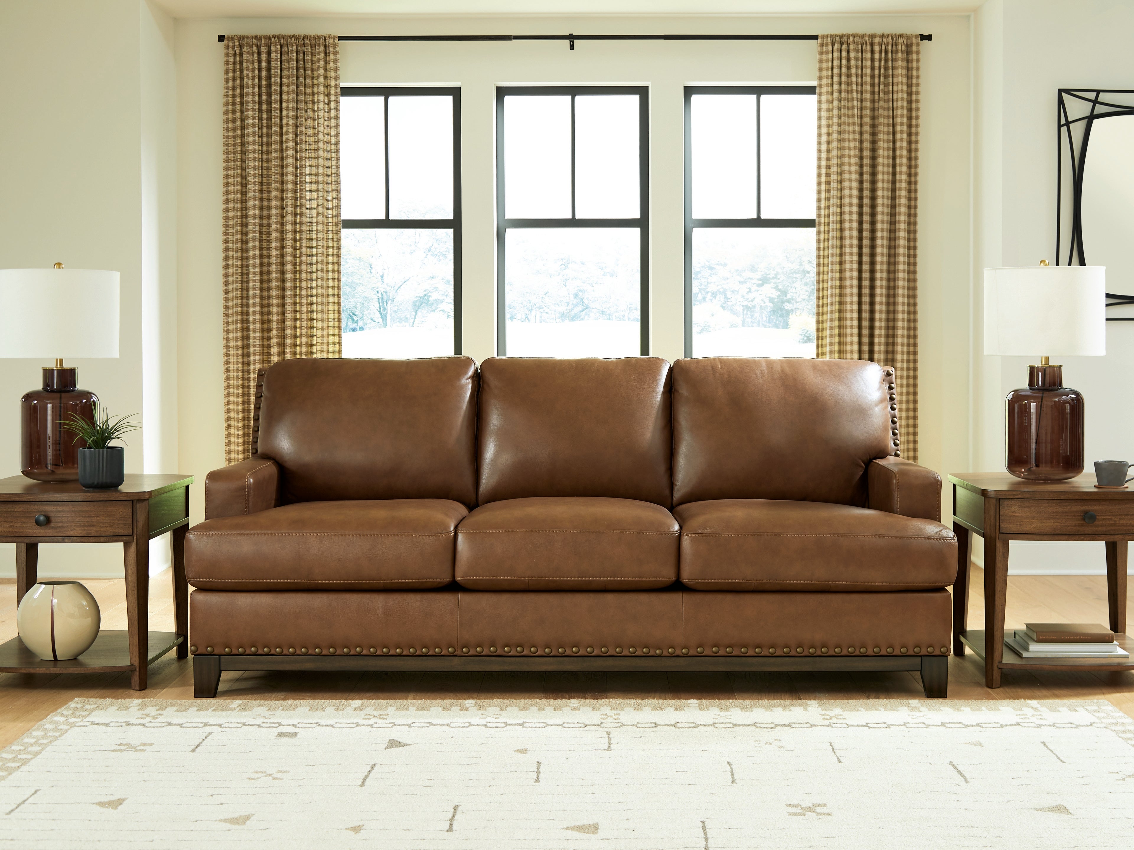 Fine Furniture & Decor - Ashley Furniture - Saonara Living Room - Sofa / Amber - PC7310938