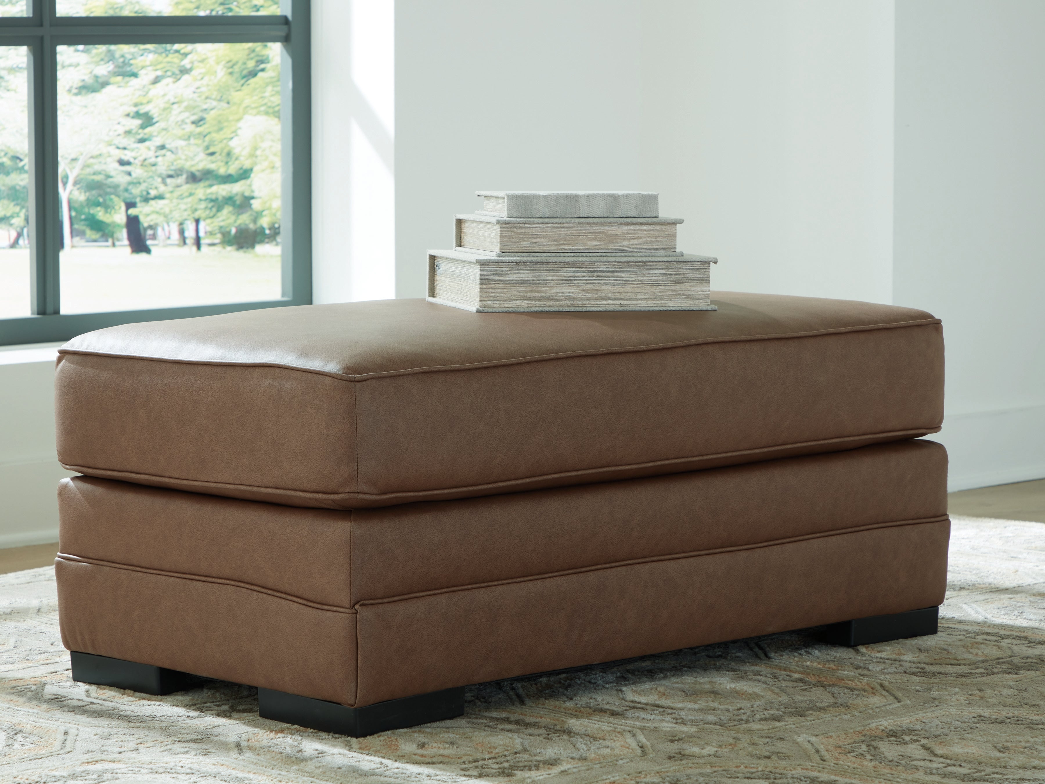Fine Furniture & Decor - Ashley Furniture - VillaCourt Living Room - Ottoman / Caramel - 7490914