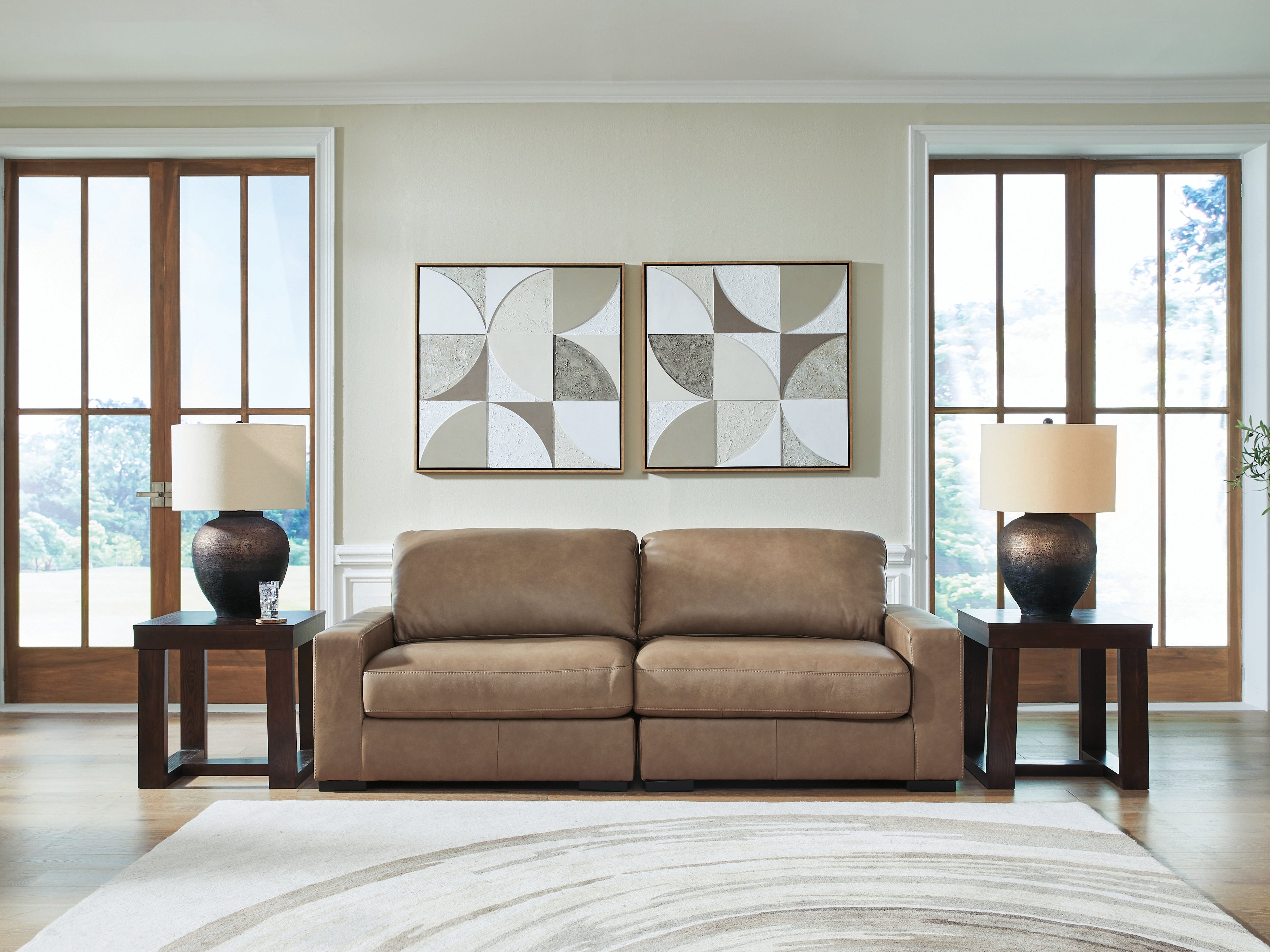 Fine Furniture & Decor - Ashley Furniture - Veronella Sectional - RAF 2-Piece Sectional Sofa / Sahara - 76106S1