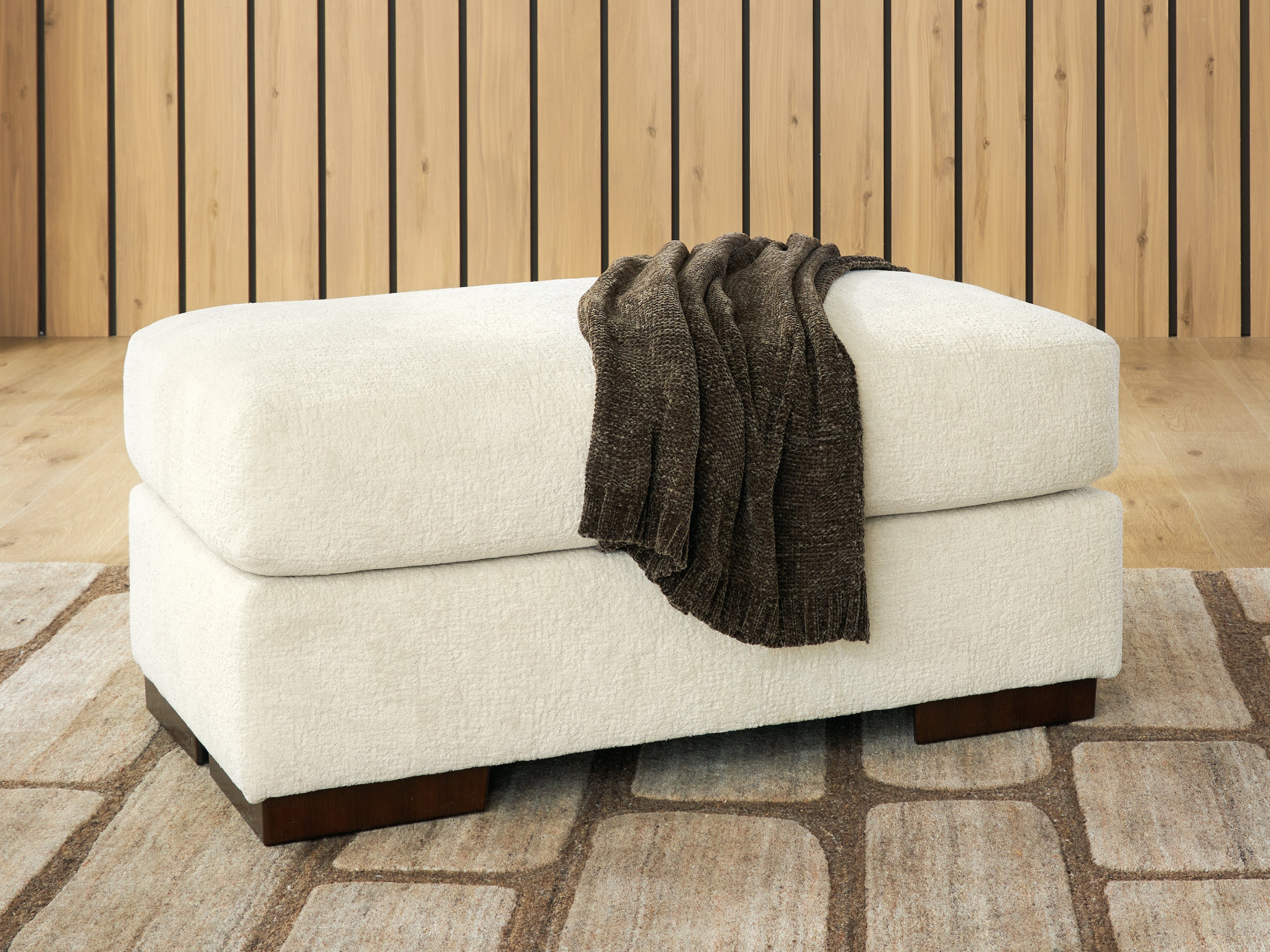 Fine Furniture & Decor - Ashley Furniture - Jayne Park Living Room - Ottoman / Sand - PC8150614