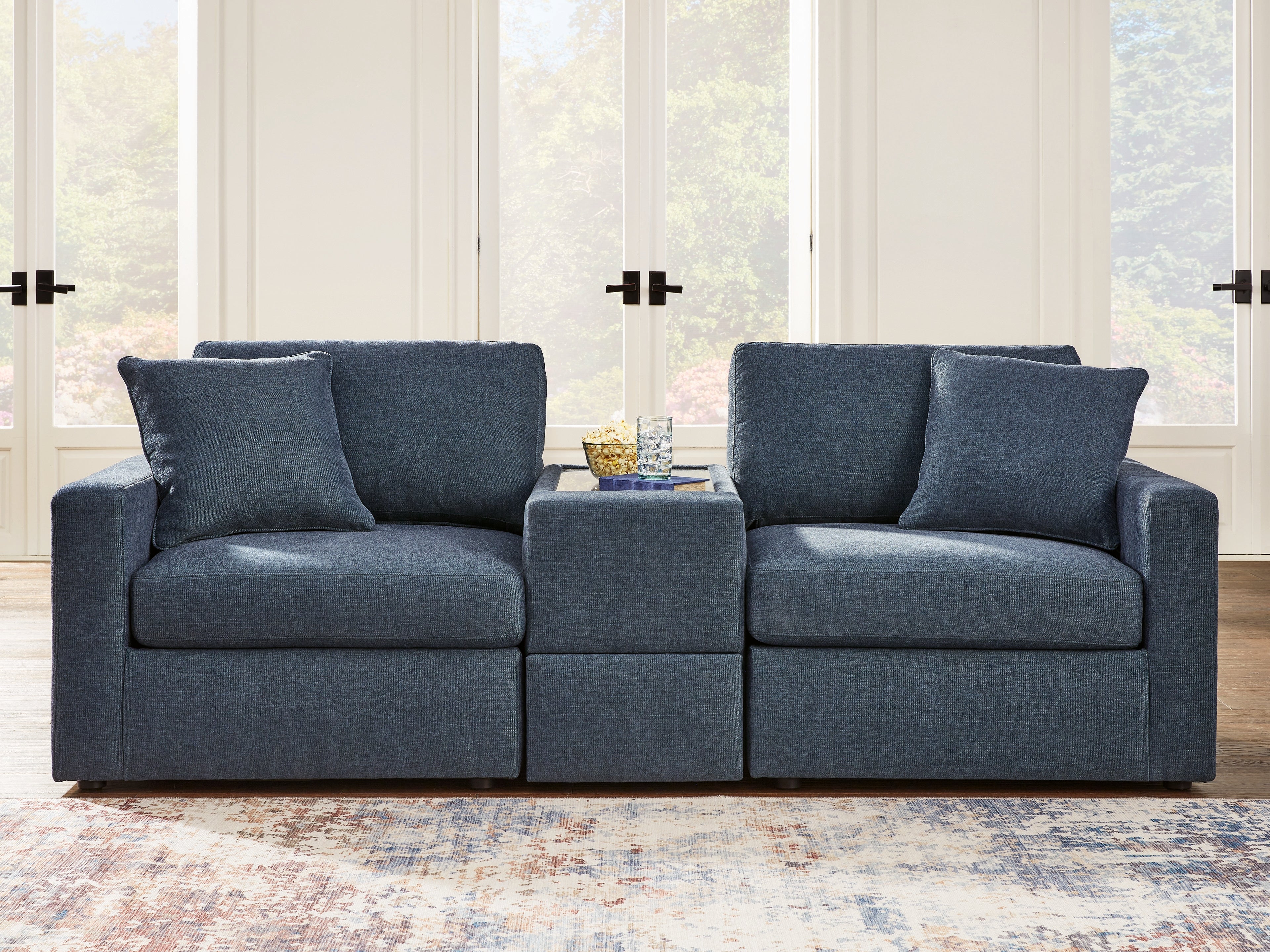 Fine Furniture & Decor - Ashley Furniture - Modmax Sectional - RAF 3-Piece Sectional / Ink - 92101S3