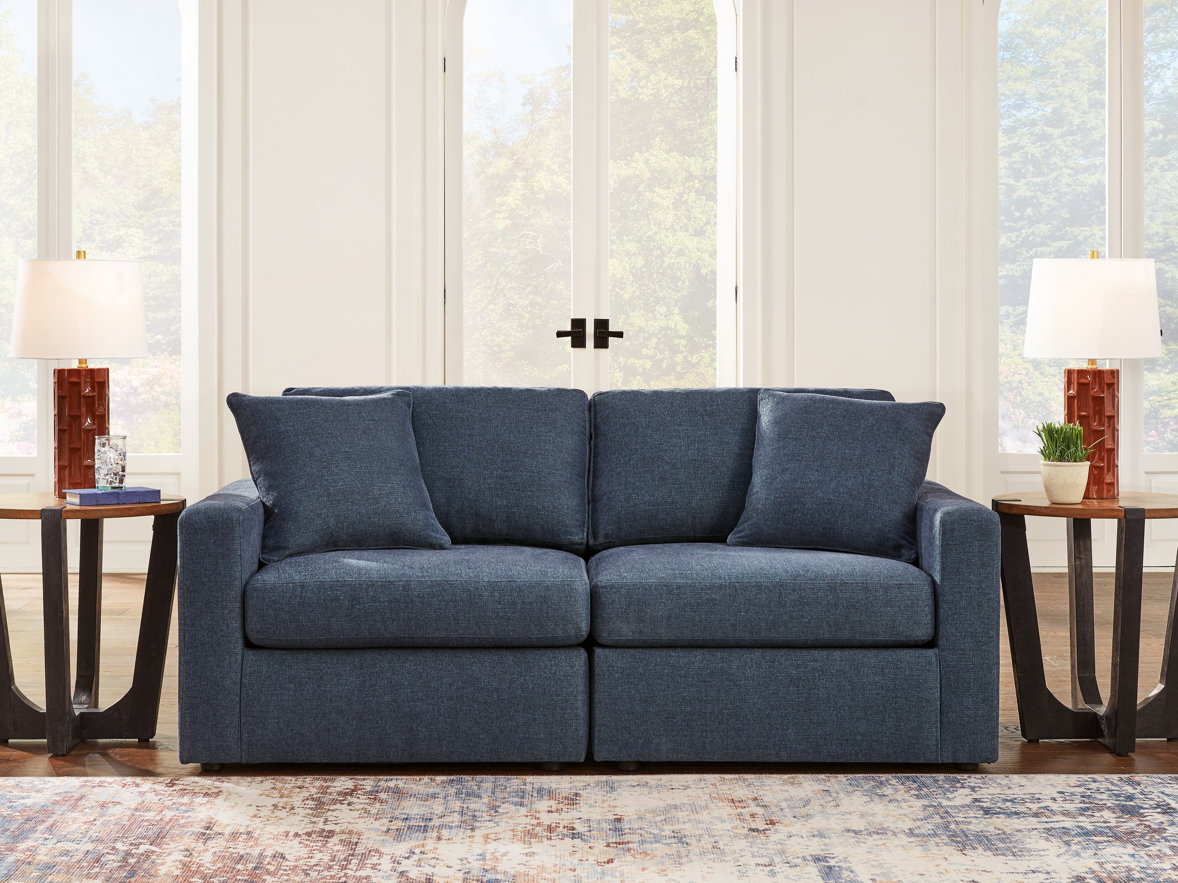 Fine Furniture & Decor - Ashley Furniture - Modmax Sectional - RAF 2-Piece Sectional / Ink - 92101S1