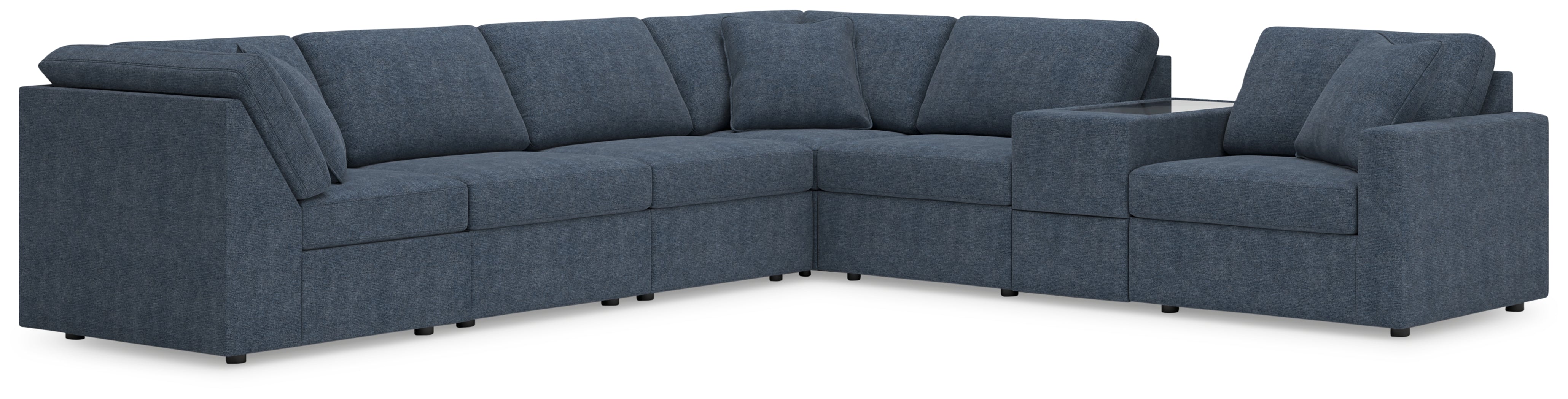Fine Furniture & Decor - Ashley Furniture - Modmax Sectional - 7-Piece Sectional / Ink - 92101S32