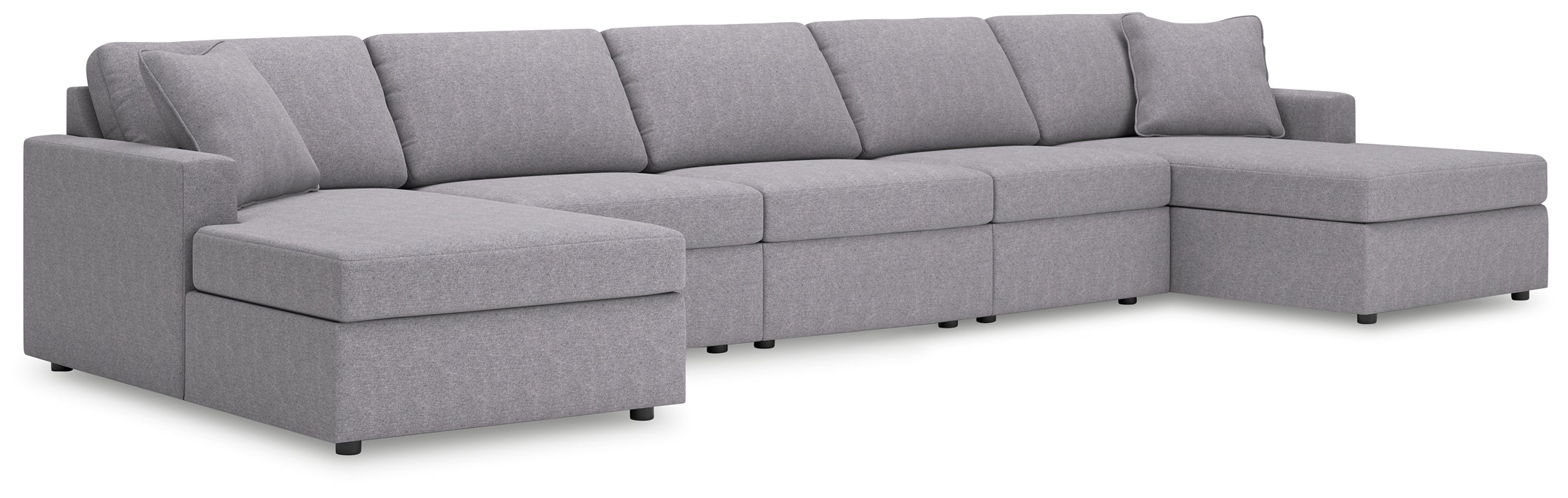 Fine Furniture & Decor - Ashley Furniture - Modmax 5-Piece Double Chaise Sectional - 5-Piece Double Chaise Sectional - 92104S125