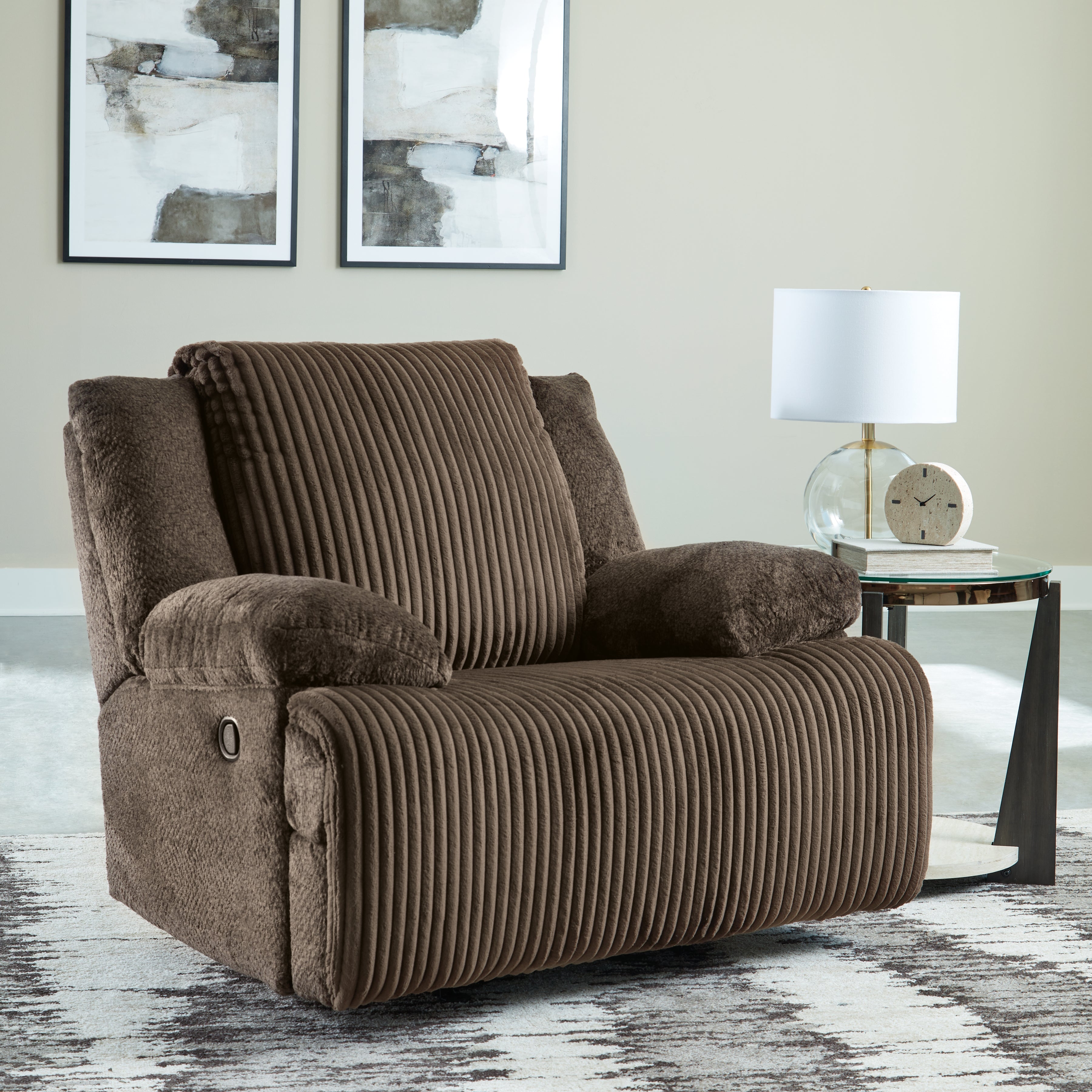 Fine Furniture & Decor - Ashley Furniture - Top Tier Living Room - Rocker Recliner / Alloy - 9270625