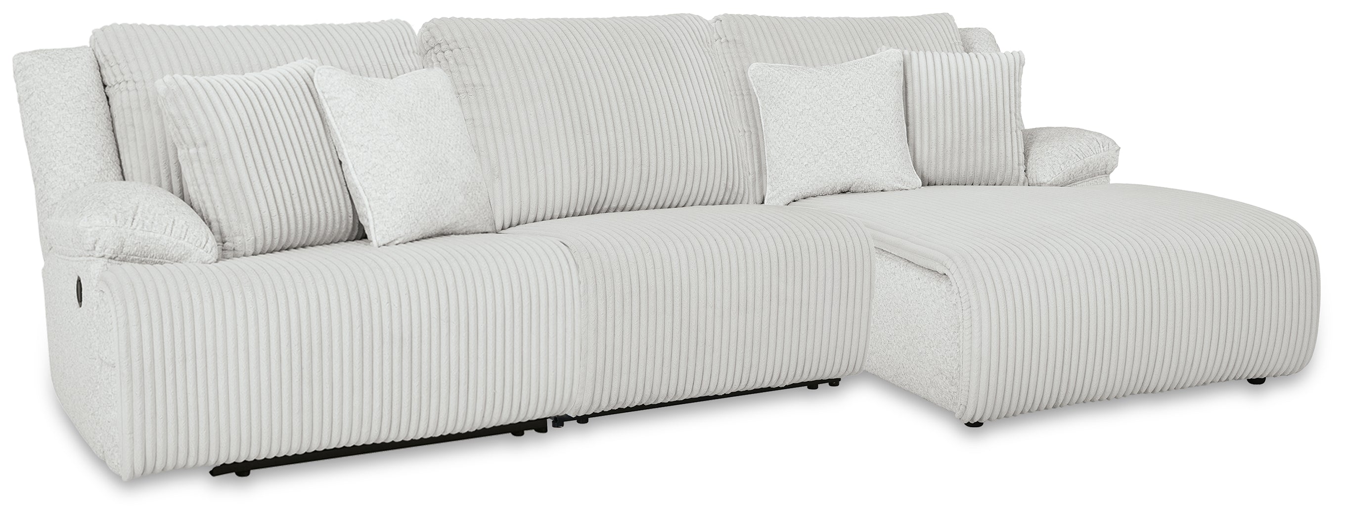 Fine Furniture & Decor - Ashley Furniture - Top Tier Sectional - 3-Piece Sectional Chofa / Alloy - 92706S10