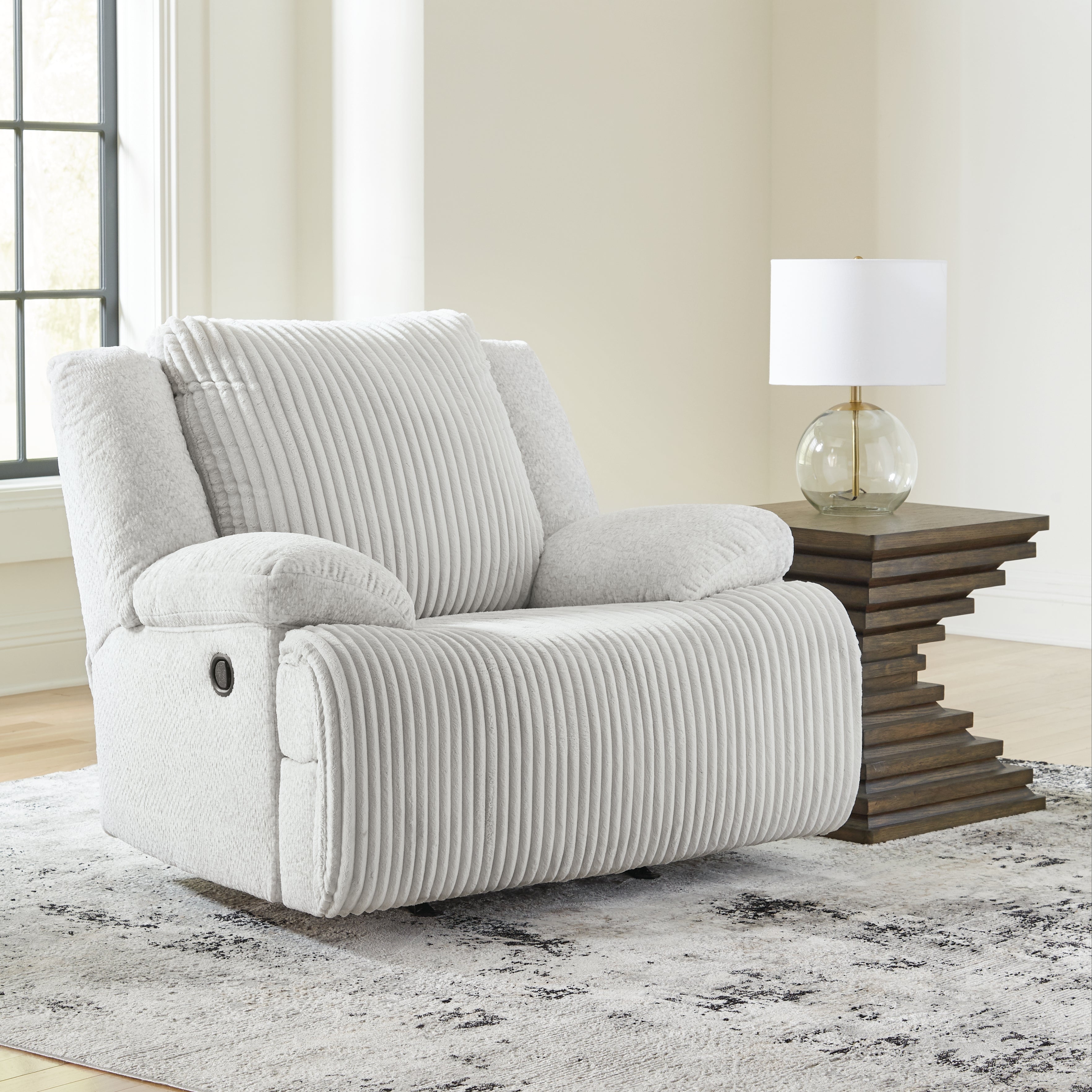 Fine Furniture & Decor - Ashley Furniture - Top Tier Living Room - Rocker Recliner / Alloy - 9270625