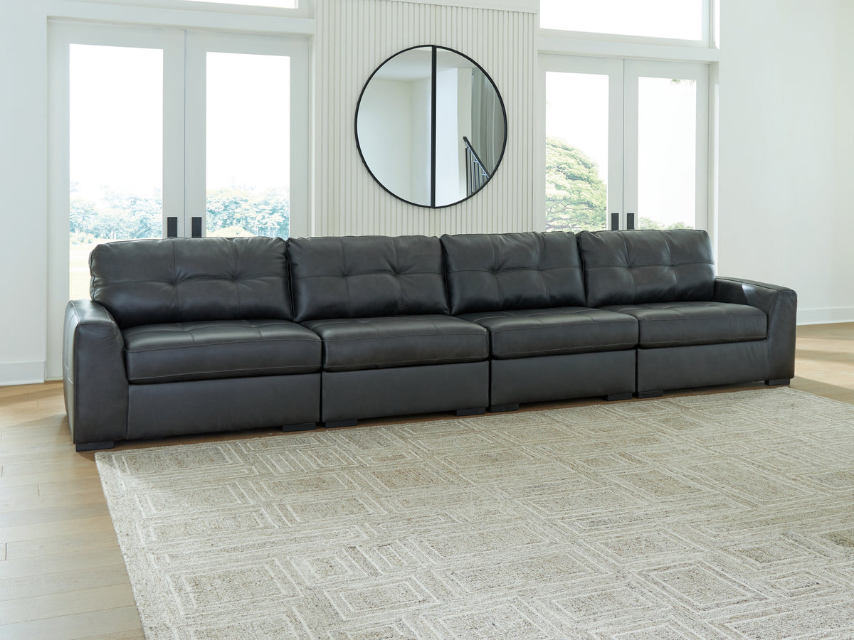 Fine Furniture & Decor - Ashley Furniture - Brindley Pier Sectional - RAF 4-Piece Sectional / Fog - 99503S4