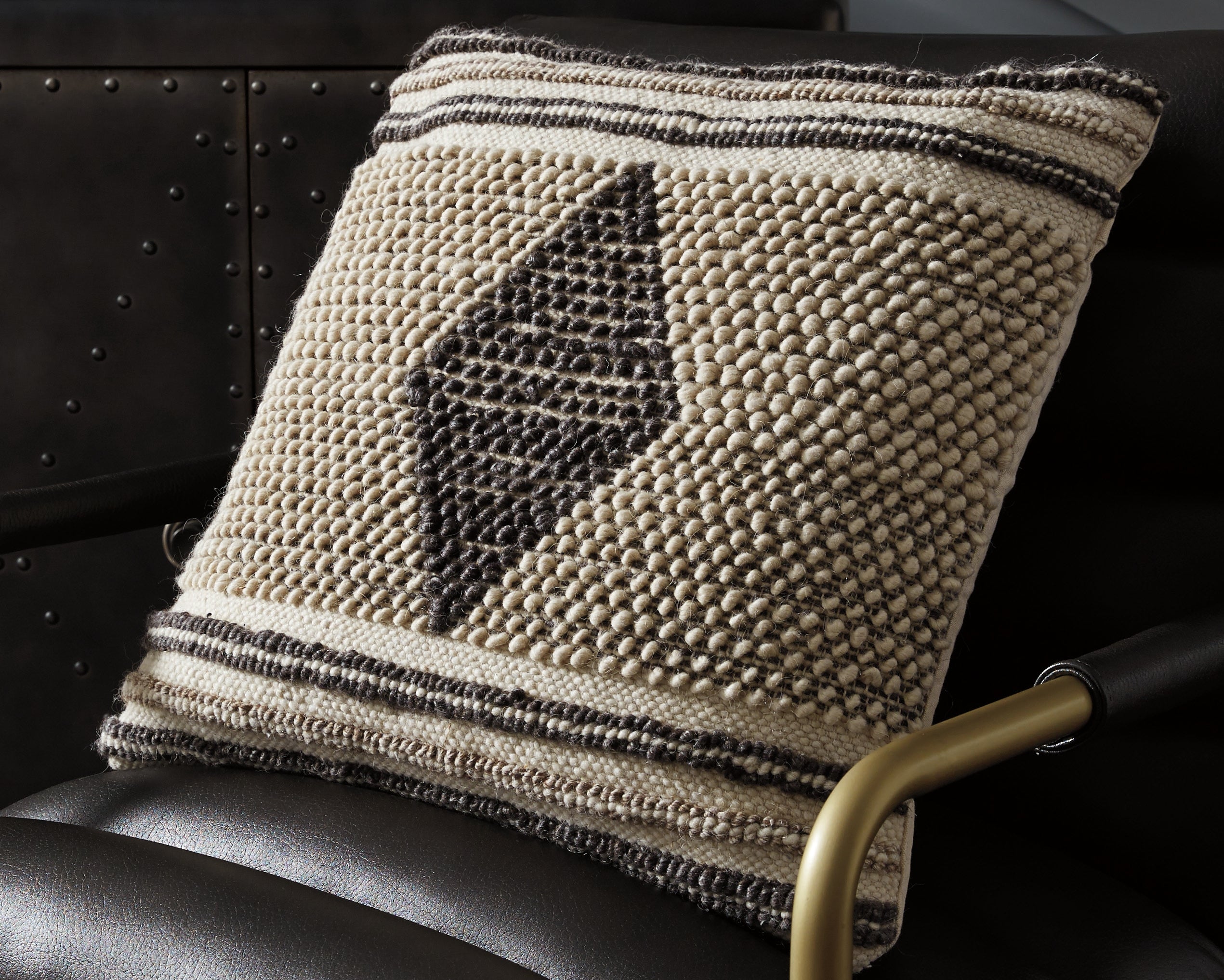 Fine Furniture & Decor - Ashley Furniture - Ricker Pillows - Pillow / Gray/Cream - A1000804P