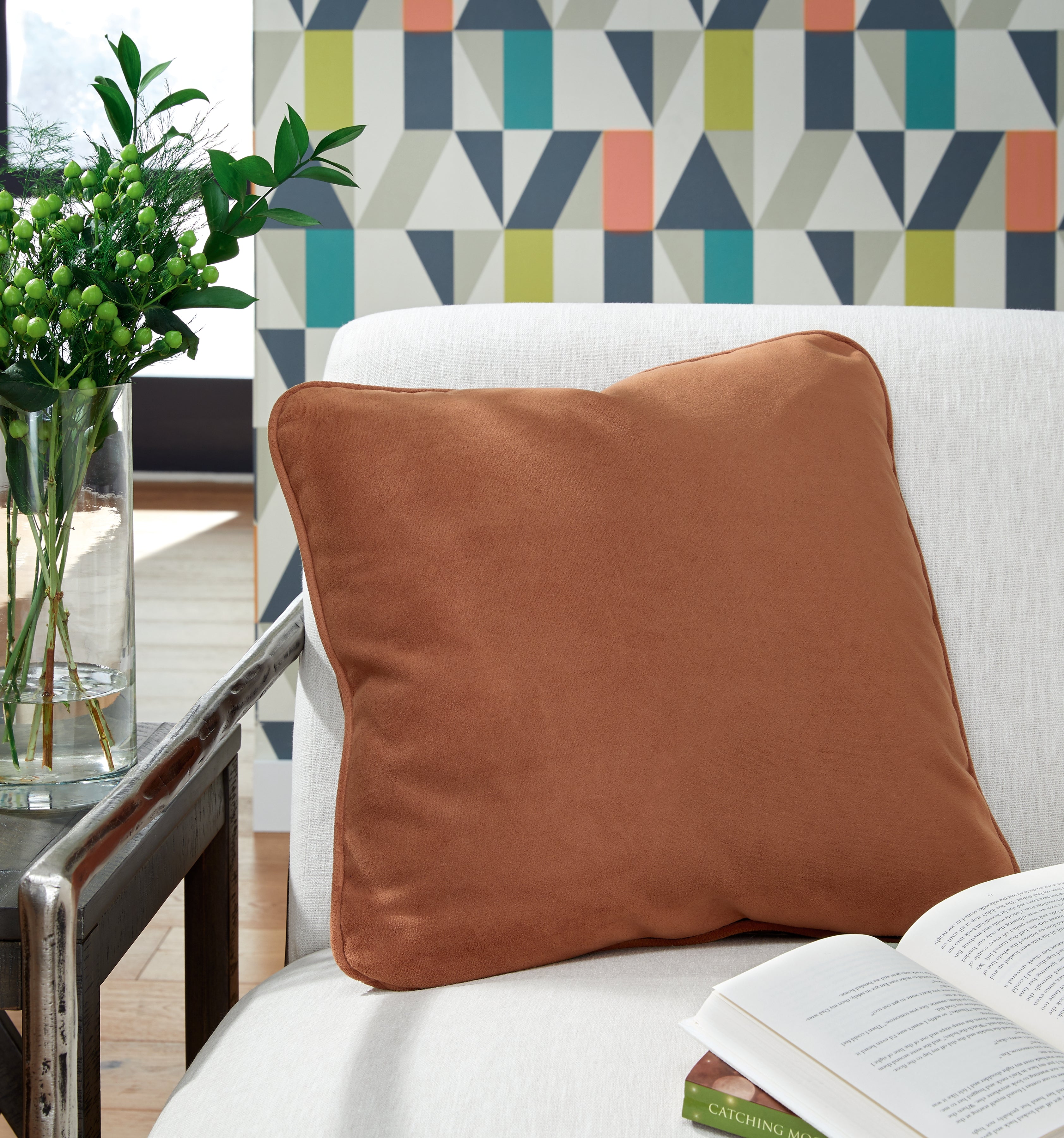 Fine Furniture & Decor - Ashley Furniture - Caygan Pillows - Pillow / Spice - A1000918P