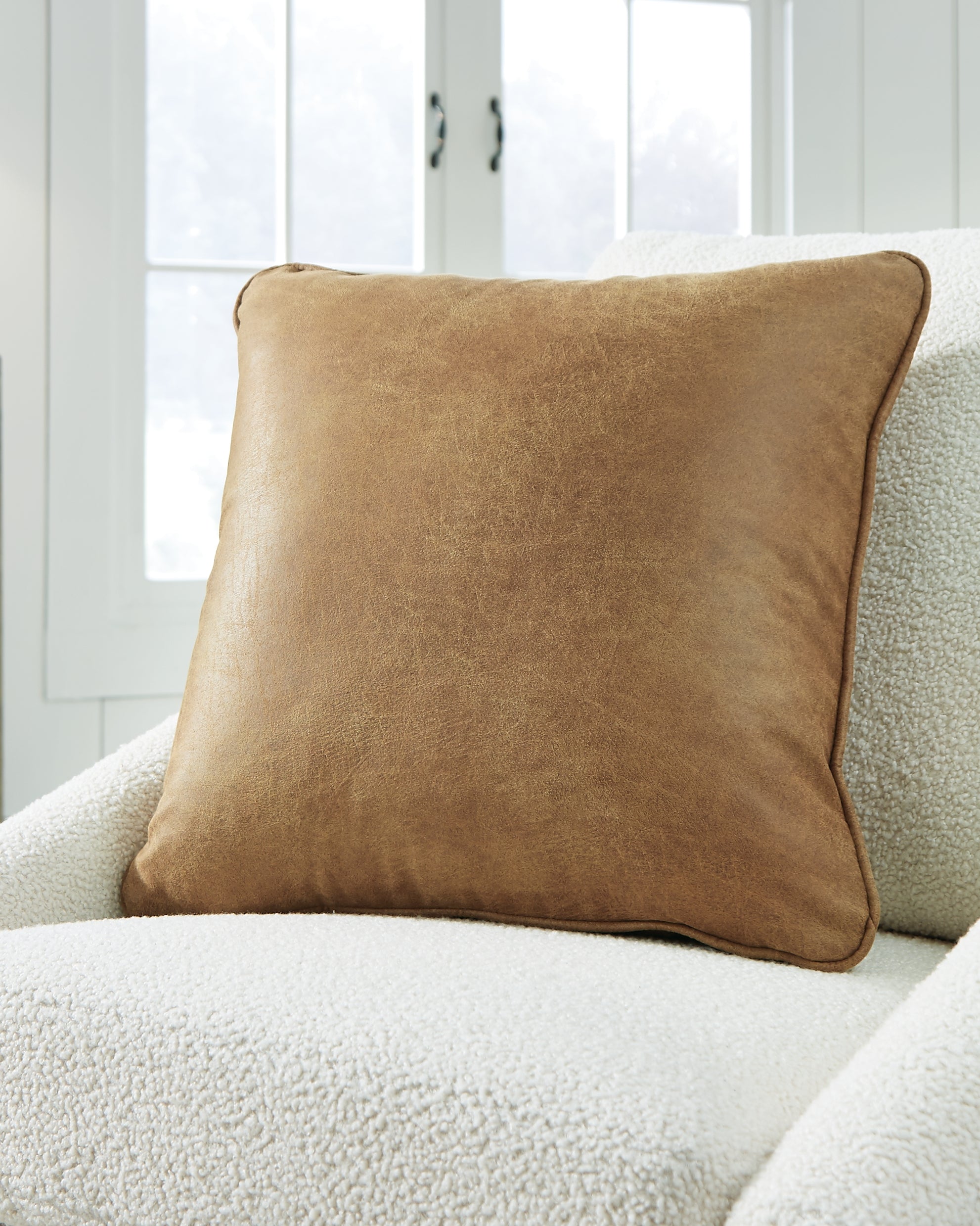 Fine Furniture & Decor - Ashley Furniture - Cortnie Pillows - Pillow (4/CS) / Caramel - A1000953