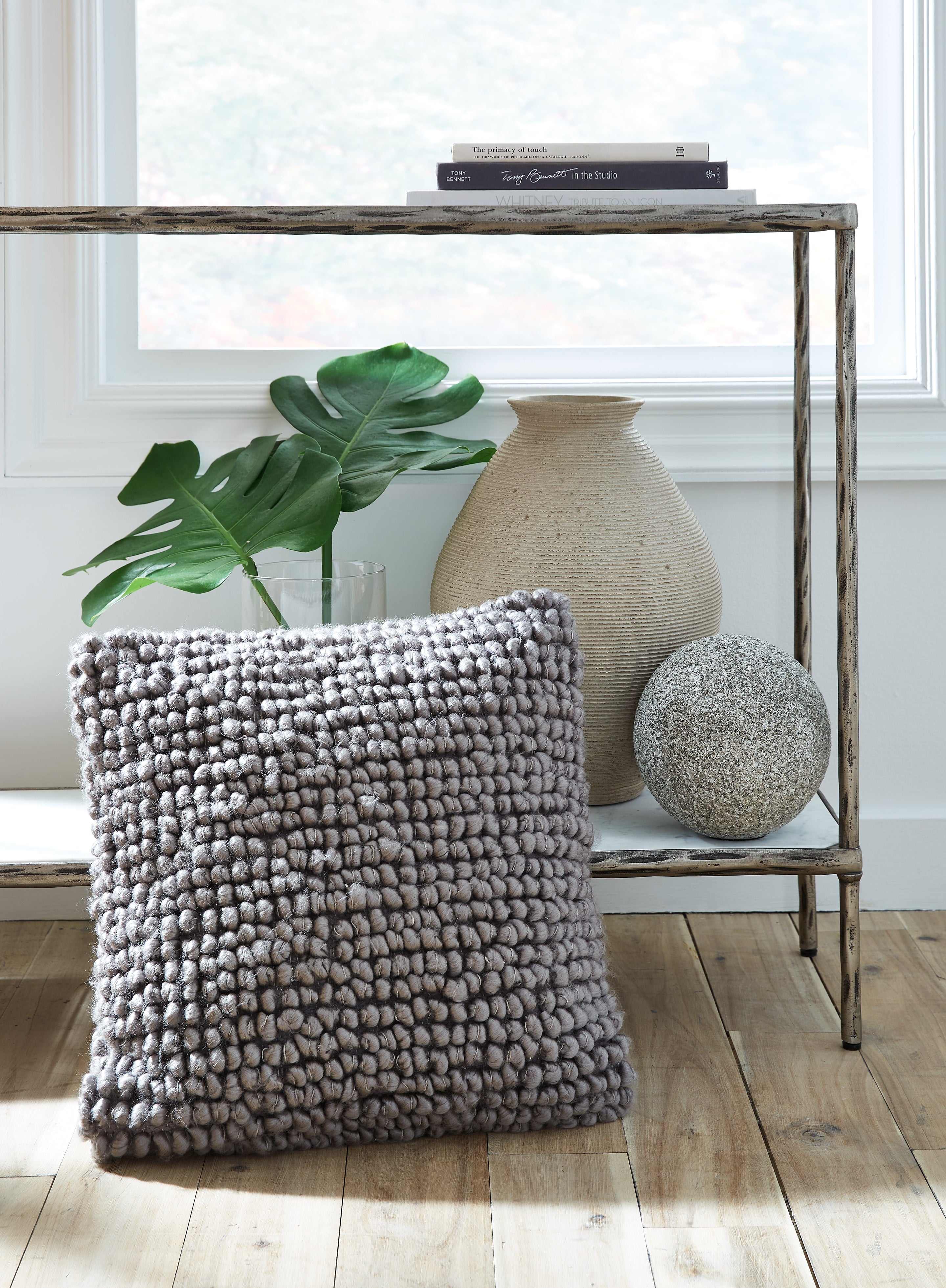 Fine Furniture & Decor - Ashley Furniture - Aavie Pillows - Pillow (4/CS) / Gray - A1000977