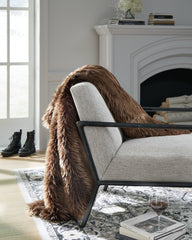 Fine Furniture & Decor - Ashley Furniture - Bellethrone Throw - Throw / Brown - A1000987T