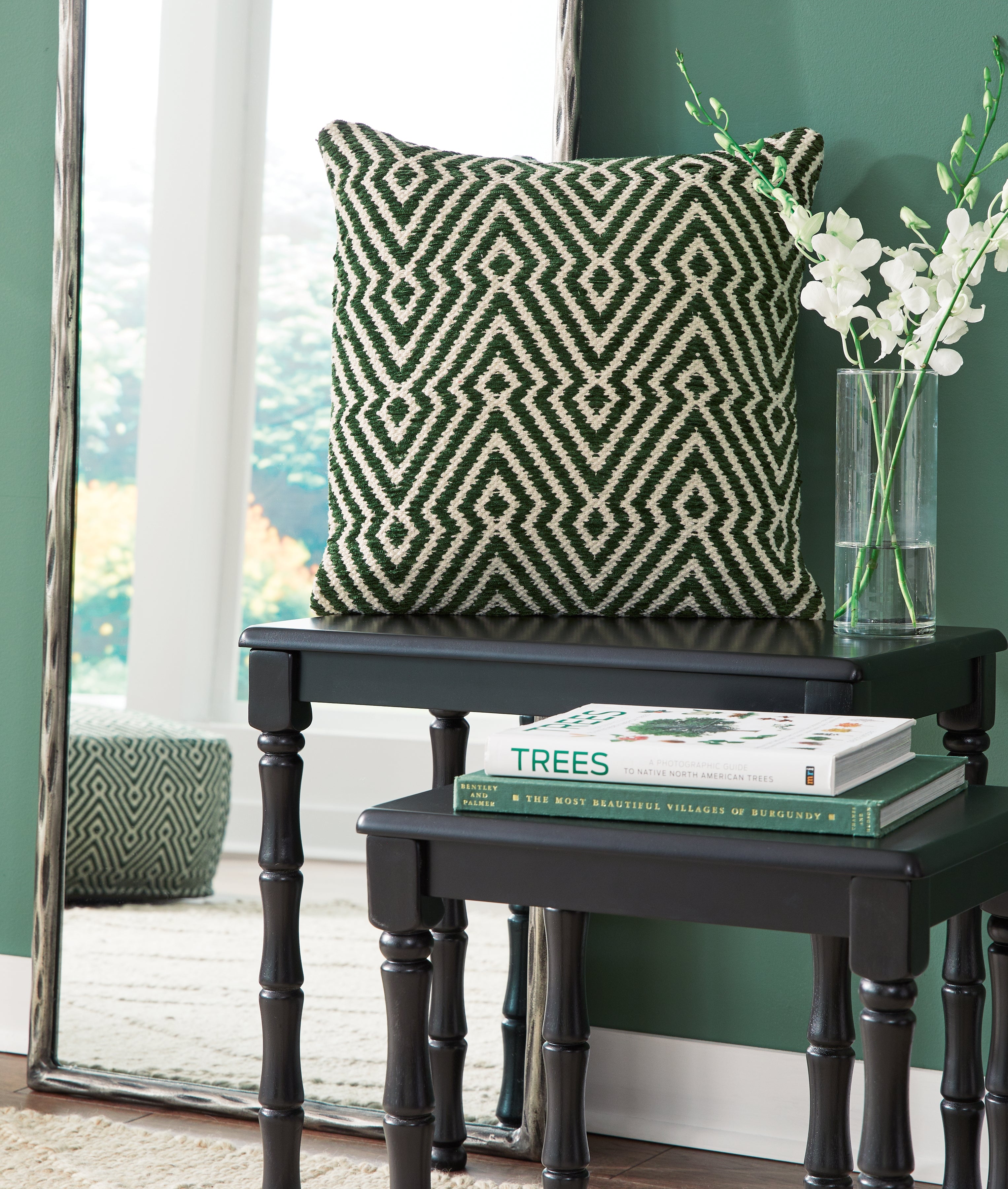 Fine Furniture & Decor - Ashley Furniture - Digover Pillows - Pillow / Green/Ivory - A1001036P