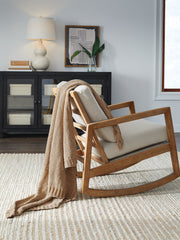 Fine Furniture & Decor - Ashley Furniture - Anawood Throw (Set of 3) - Throw (3/CS) / Gold - A1001099