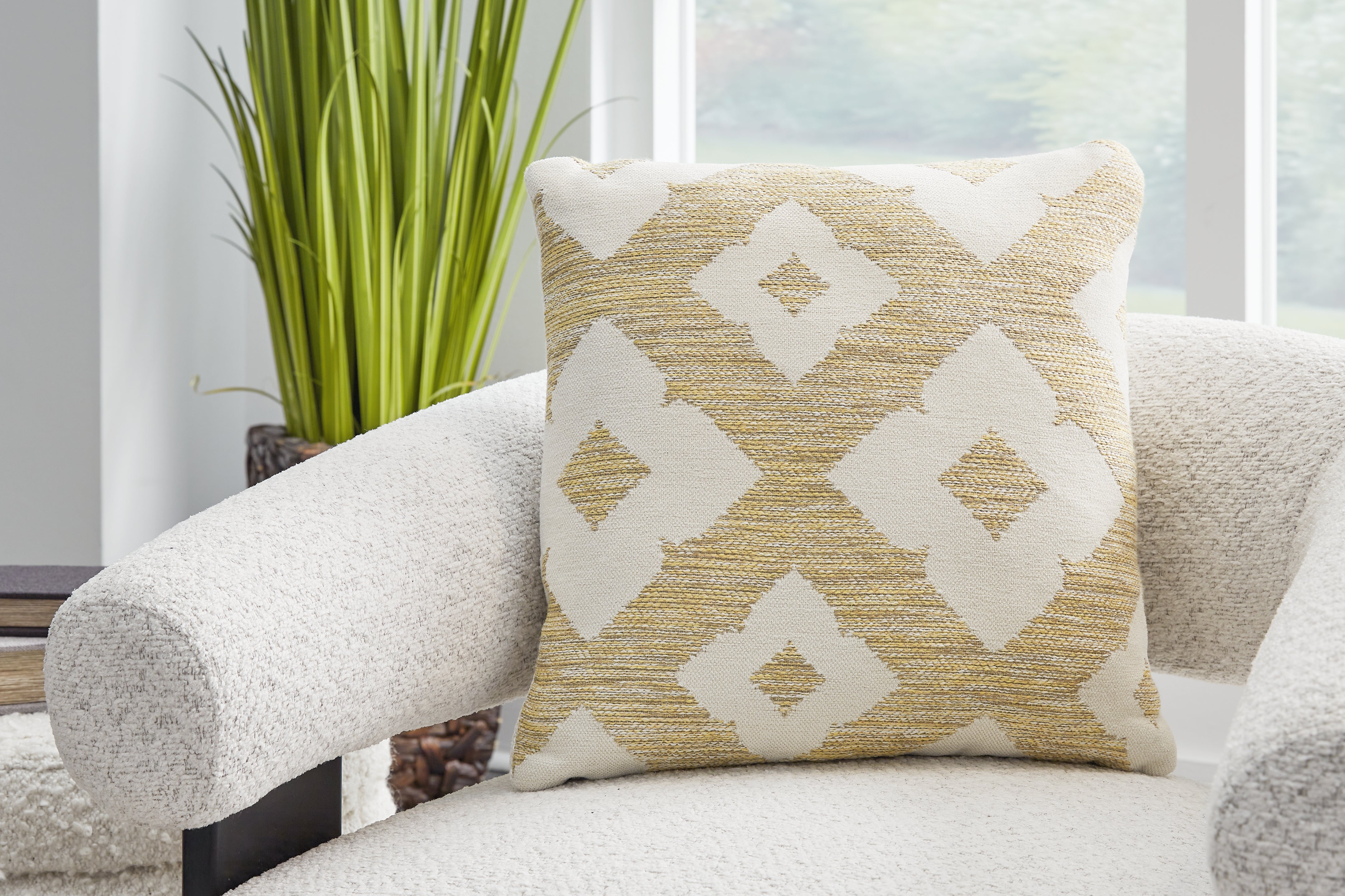 Fine Furniture & Decor - Ashley Furniture - Brockner Next-Gen Nuvella Pillows - Pillow / Brown/Yellow - A1900009P