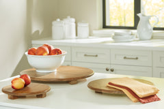 Fine Furniture & Decor - Ashley Furniture - Kaidler Tray Set (Set of 3) - Tray Set (3/CN) / Brown - A2000614