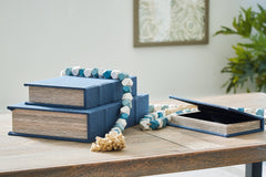 Fine Furniture & Decor - Ashley Furniture - Jolina Box Set (set of 3) - Box Set (3/CN) / Blue - A2000617