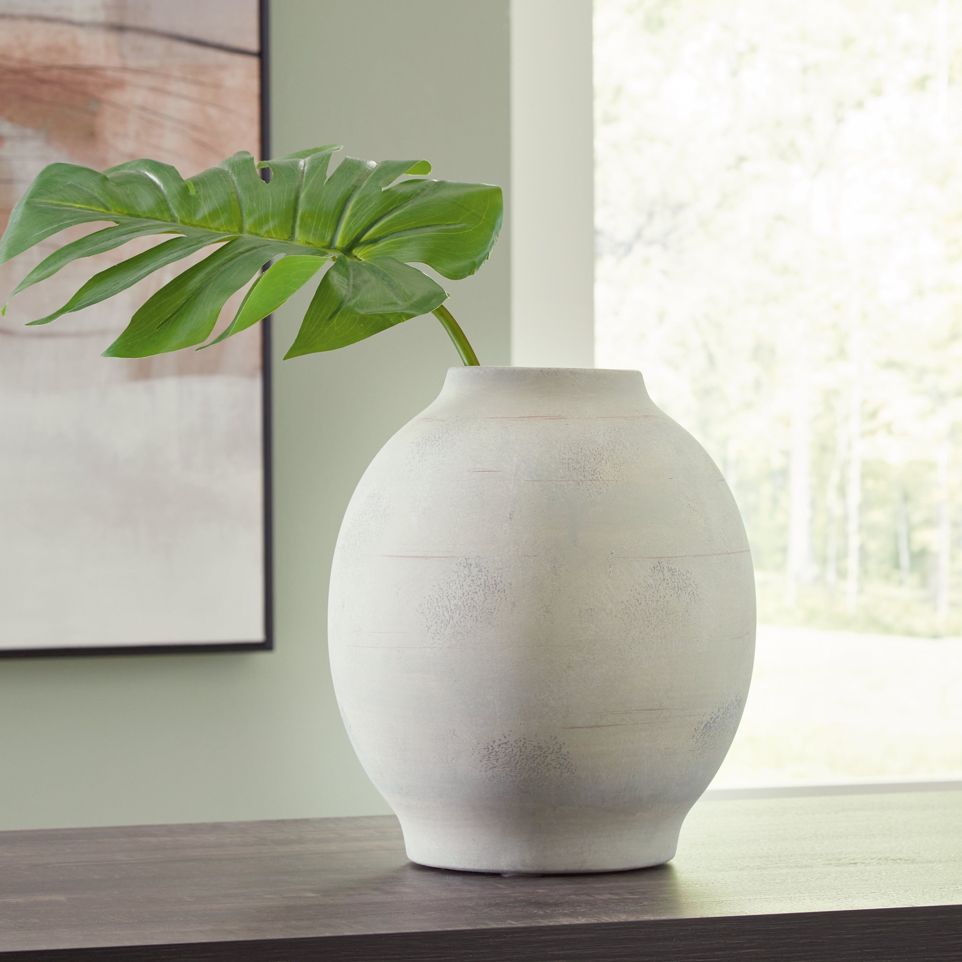 Fine Furniture & Decor - Ashley Furniture - Clayson Vase - Vase / Sage Green - A2000654