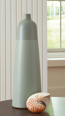 Fine Furniture & Decor - Ashley Furniture - Peerland Vase - Vase / Sage Green - A2000656