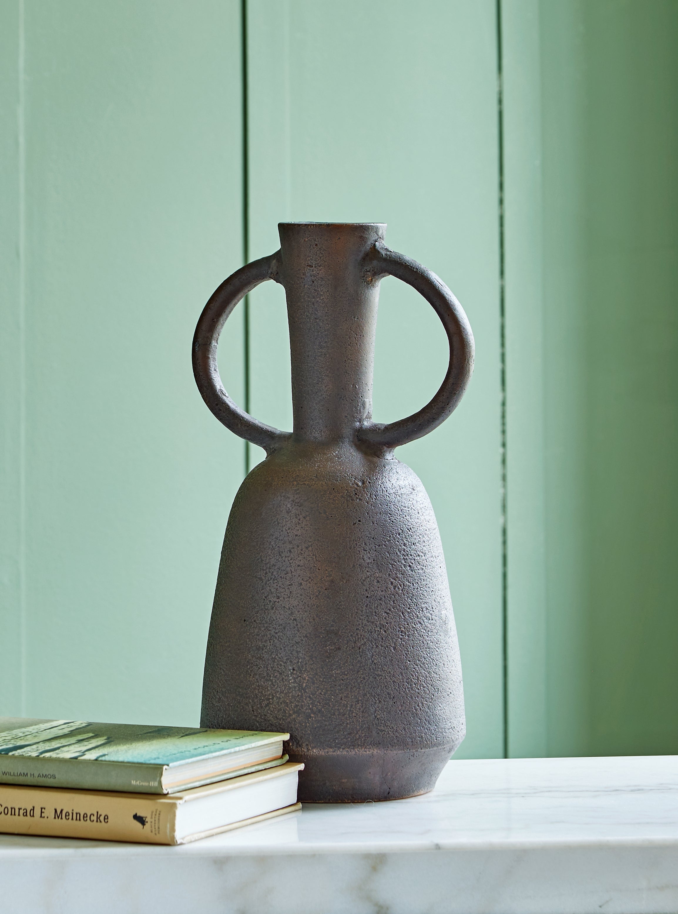 Fine Furniture & Decor - Ashley Furniture - Aadeen Vase - Vase / Distressed Brown - A2000674