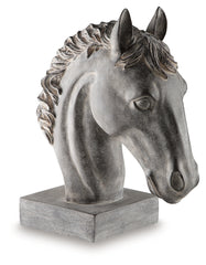 Fine Furniture & Decor - Ashley Furniture - Carnlow Sculpture - Sculpture / Antique Black - A2000772