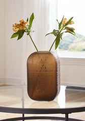 Fine Furniture & Decor - Ashley Furniture - Capard Vase - Vase / Brown - A2900004