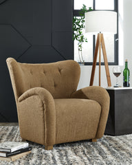 Fine Furniture & Decor - Ashley Furniture - Larbell Accent Chair - Accent Chair / Ecru - A3000709