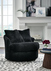 Fine Furniture & Decor - Ashley Furniture - Gramwell Swivel Accent Chair - Swivel Accent Chair / Alloy - A3000724