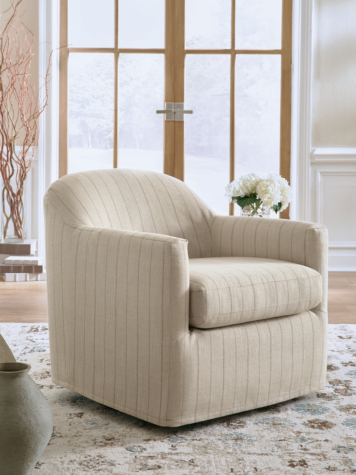 Fine Furniture & Decor - Ashley Furniture - Valwick Swivel Accent Chair - Swivel Accent Chair - A3000817