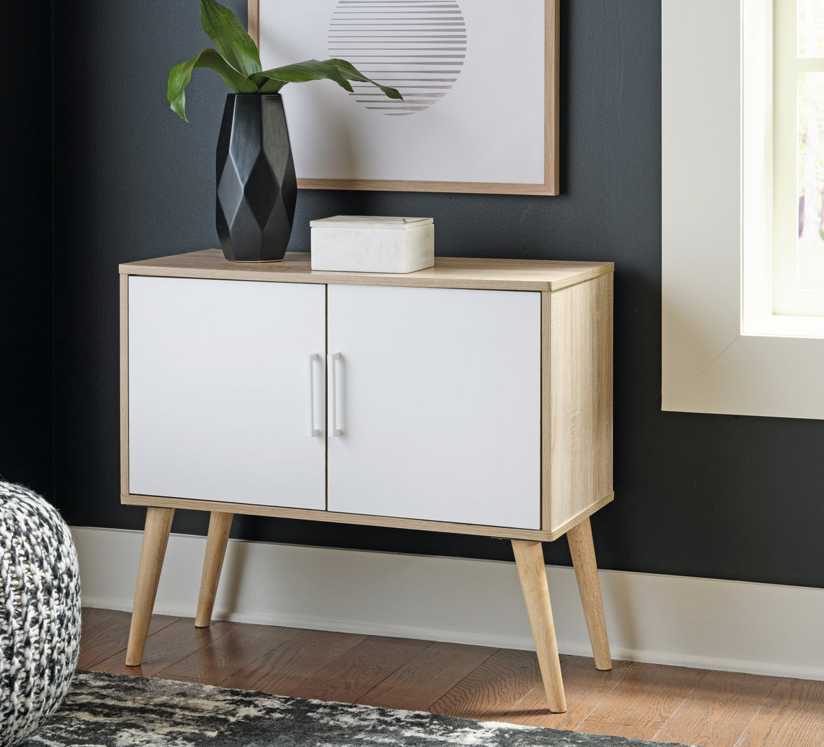 Fine Furniture & Decor - Ashley Furniture - Orinfield Accent Cabinet - Accent Cabinet / Dark Brown - A4000399