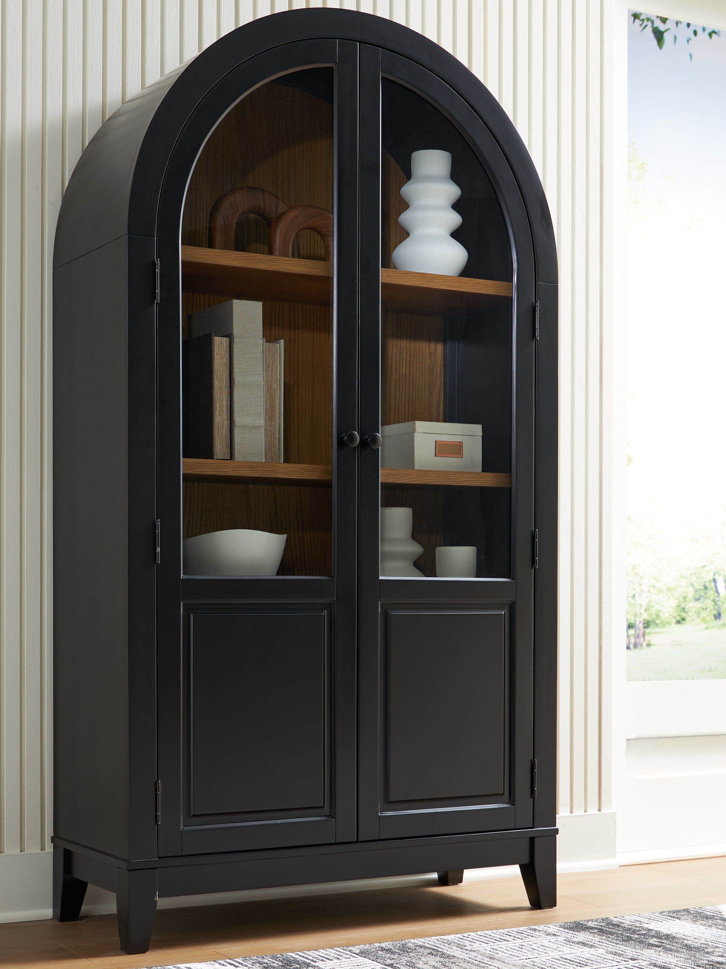 Fine Furniture & Decor - Ashley Furniture - Dagandale Accent Cabinet - Accent Cabinet / Black/Natural - A4000599