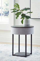 Fine Furniture & Decor - Ashley Furniture - Sethlen Accent Table with Speaker - Accent Table with Speaker / Gray/Black - A4000641