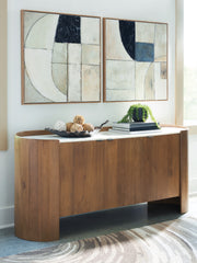 Fine Furniture & Decor - Ashley Furniture - Fitzroy Accent Cabinet - Accent Cabinet / Brown/White - A4000688