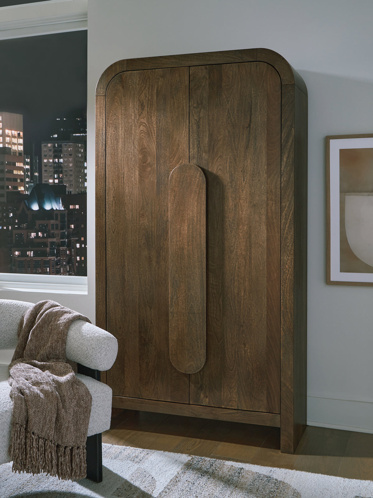 Fine Furniture & Decor - Ashley Furniture - Thoren Accent Cabinet - Accent Cabinet / Medium Brown - A4000699
